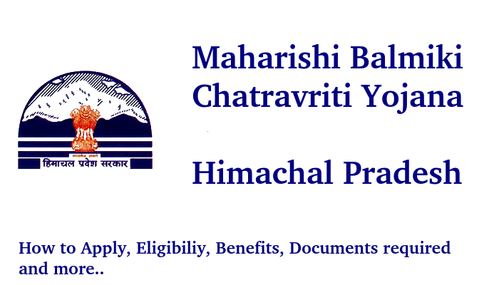 Maharishi Balmiki Chatravriti Yojana 
