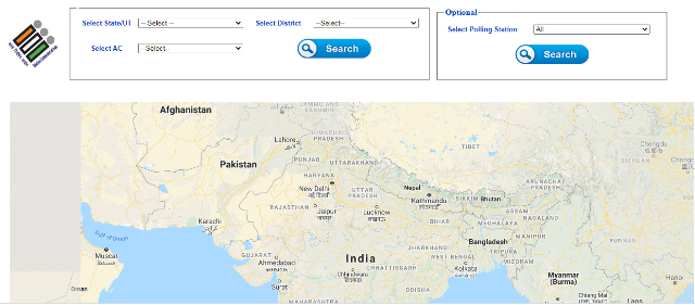 Process to Know Polling Station Location on Google Map