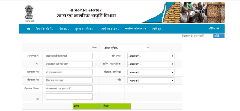 Ration Details