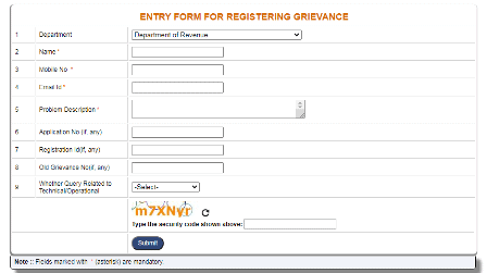 Register Grievance