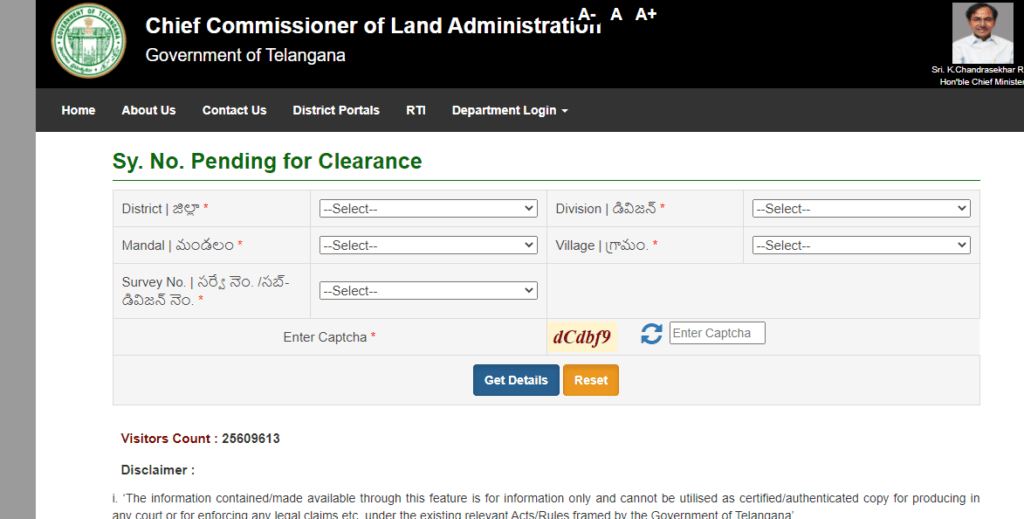 Survey No Pending For Clearance
