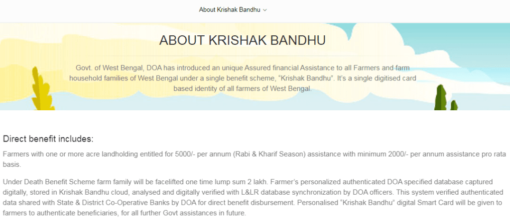 To Know About Krishak Bandhu Scheme