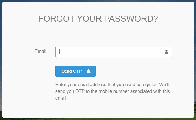 Process To Recover Password