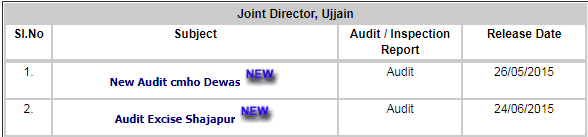 MP Treasury Pay Slip Joint director Ujjain