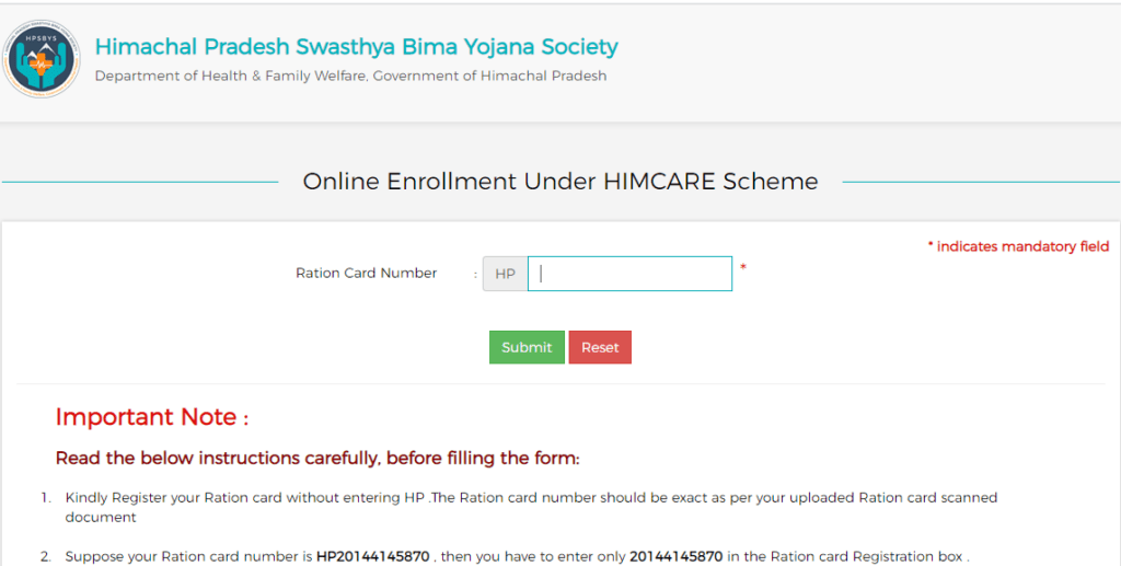 Online Himcare Enrollment