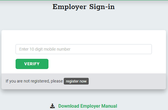 Process To Do Registration As Employer