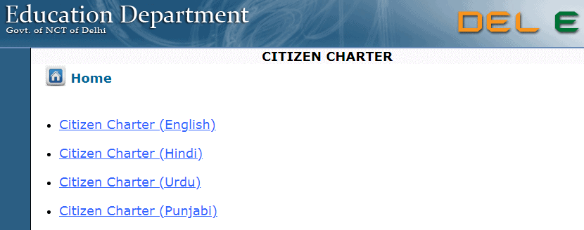 To Download Citizen Charter