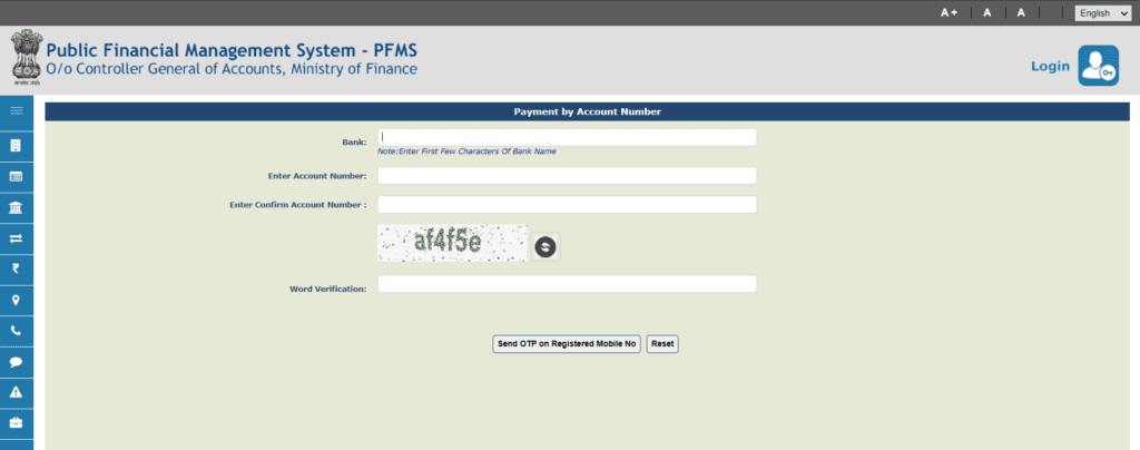 Procedure To Know Your Payment Transfer Status Through PFMS Under Inspire Program