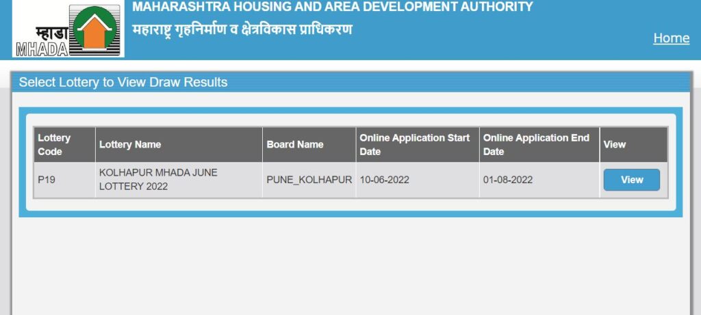 Pune Lottery Board Result