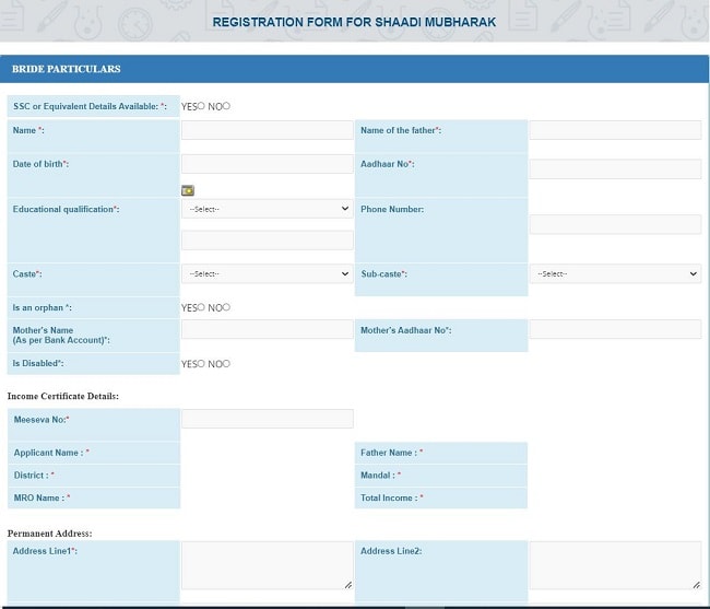 Registration Form