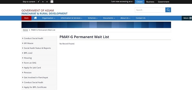 Find Permanent Waiting List