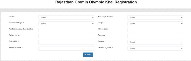 Registration Form