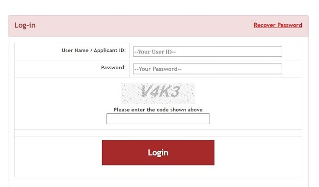 Login Form