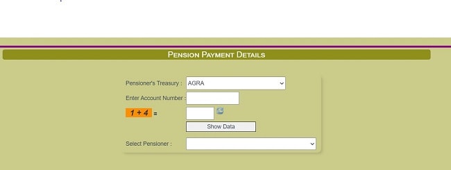 Pension Payment Details