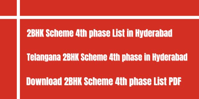 2BHK Scheme 4th phase List