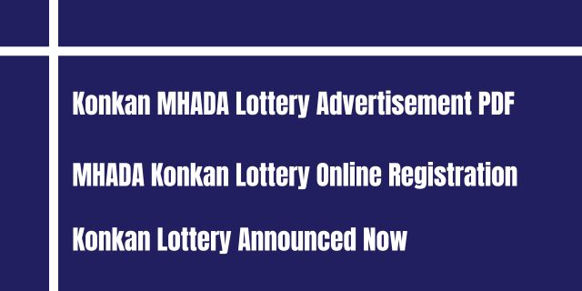 MHADA Konkan Lottery