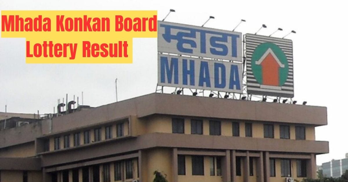 Mhada Konkan Board Lottery Result