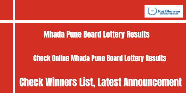 Mhada Pune Board Lottery Results 