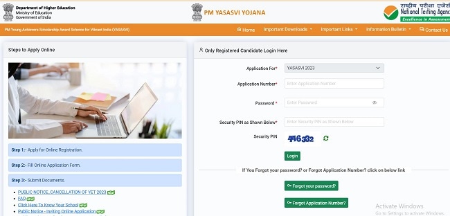 PM Yasasvi Yojana