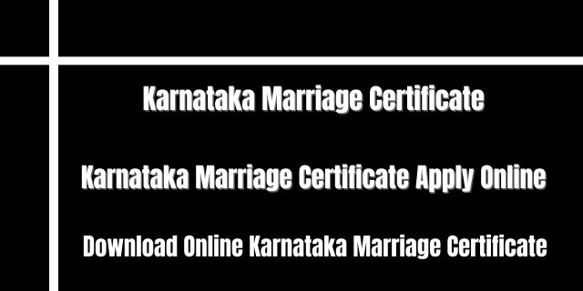 Karnataka Marriage Certificate