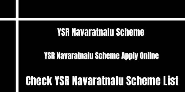 YSR Navaratnalu Scheme