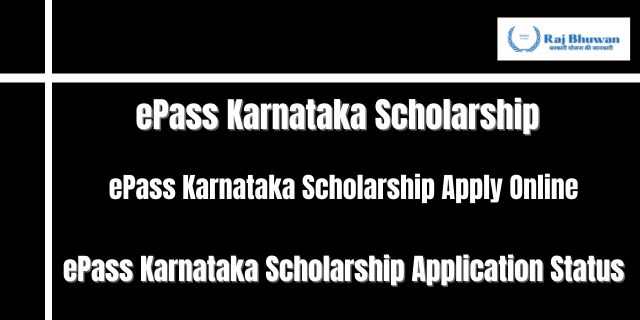 ePass Karnataka Scholarship