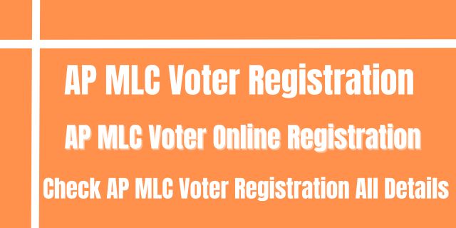 AP MLC Voter Registration