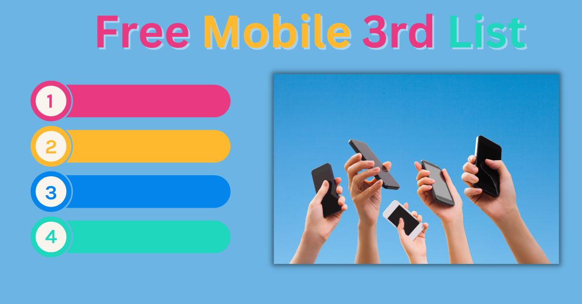Free Mobile 3rd List