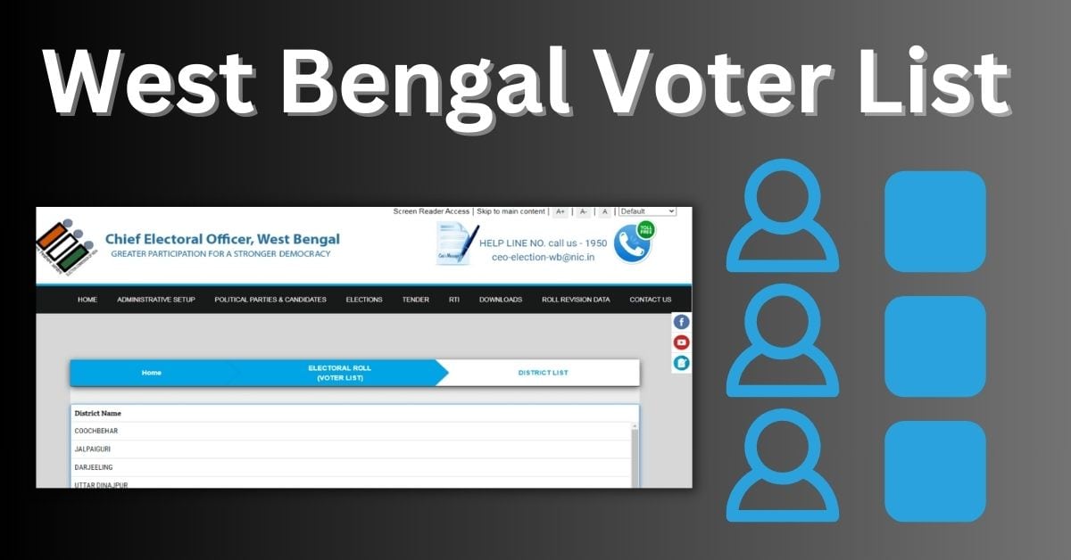 West Bengal Voter List 2024 Search Name in Electoral Roll PDF