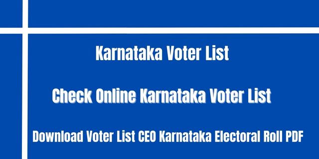 Karnataka Voter List