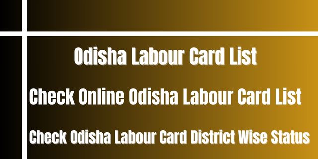 Odisha Labour Card List 