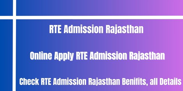 RTE Admission Rajasthan