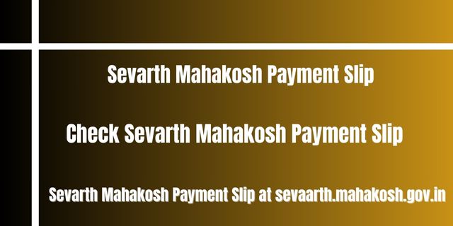 Sevarth Mahakosh Payment Slip 