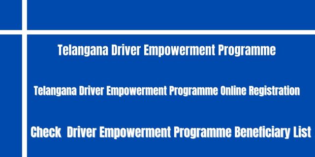 Telangana Driver Empowerment Programme