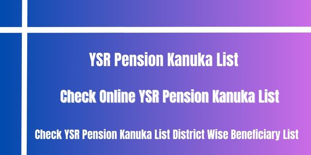 YSR Pension Kanuka List