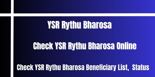 YSR Rythu Bharosa 